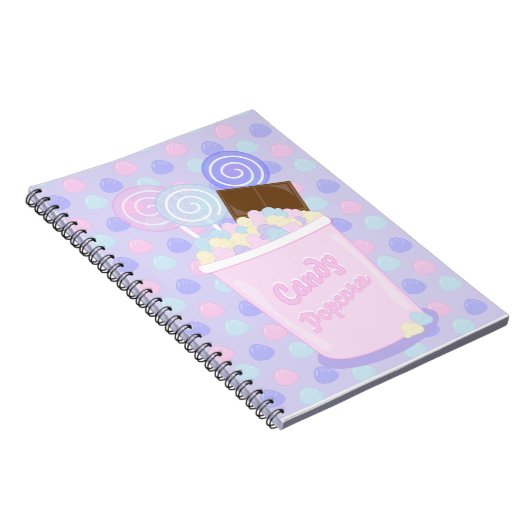 Candy Popcorn Planner ノートブック (右側)