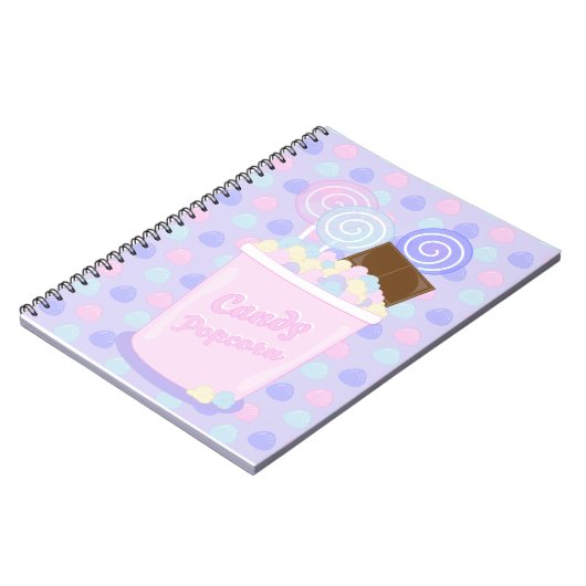 Candy Popcorn Planner ノートブック (左側)