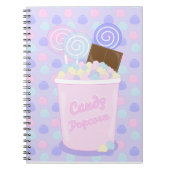 Candy Popcorn Planner ノートブック (正面)