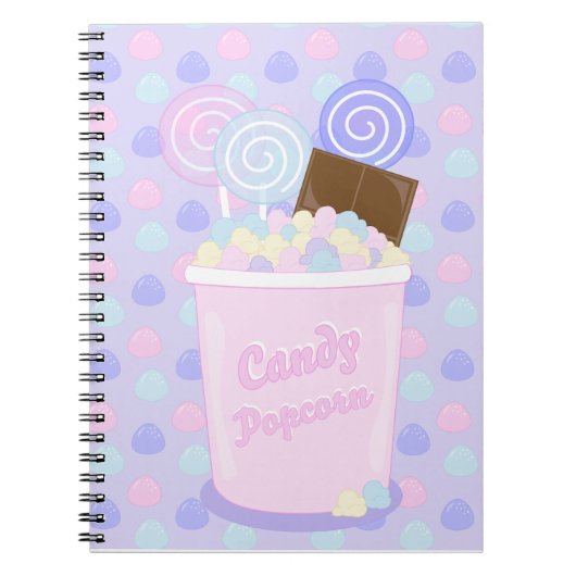 Candy Popcorn Planner ノートブック (正面)
