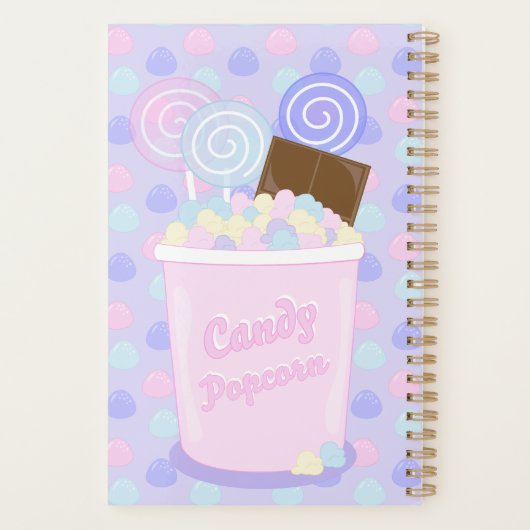 Candy Popcorn Planner プランナー手帳 (裏面)