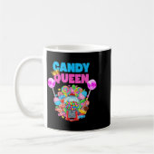 Candy Queen Shirt Funny Lollip Candy Lover Humor  コーヒーマグカップ (左)