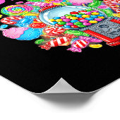 Candy Queen Shirt Funny Lollip Candy Lover Humor  ポスター (角)