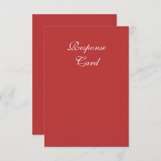 Candy Red RSVPで旋回 出欠カード (正面/裏面)