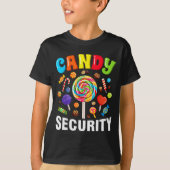 Candy Security Funny Halloween Costume  Tシャツ (正面)