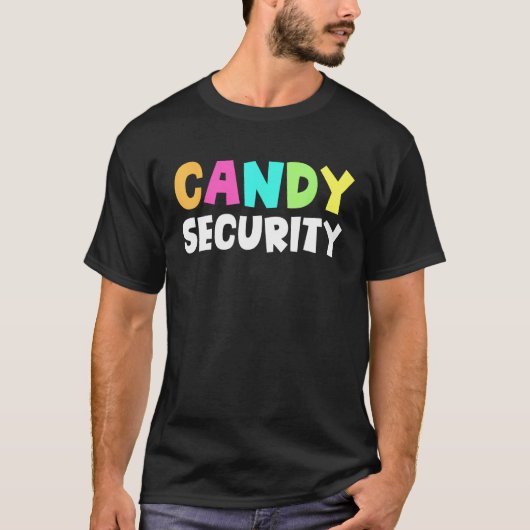 Candy Security Halloween Costume 1 Tシャツ (正面)