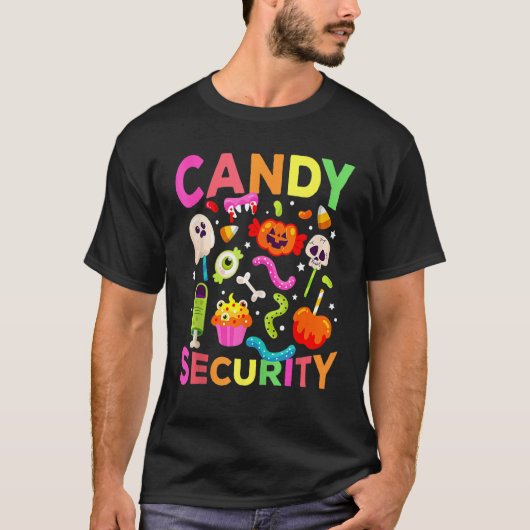 Candy Security Halloween Costume Tシャツ (正面)