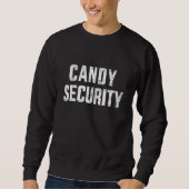 candy security lazy halloween costume スウェットシャツ (正面)