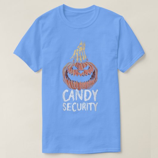 Candy SecurityHalloween Apparel Funny Halloween 32 Tシャツ (デザイン正面)