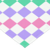 Candy shop diagonal checkerboard pattern テーブルクロス (アングル)