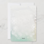 Candy Stripe & Snowflake 67 – Handmade Holiday Num 招待状 (裏面)