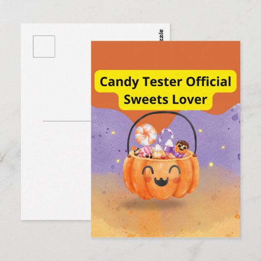 Candy Tester Official Sweets Lover ポストカード (正面/裏面)