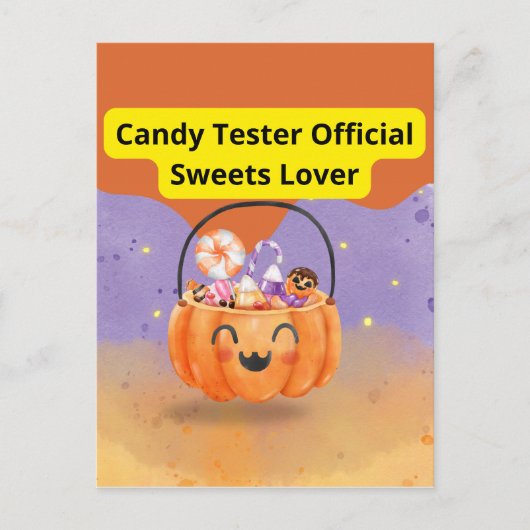 Candy Tester Official Sweets Lover ポストカード (正面)