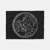 Candy Tester, Retro Candy Lovers  フリースブランケット (正面(横))