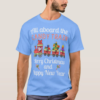 Candy Trainのメリークリスマスとハップに乗って Tシャツ