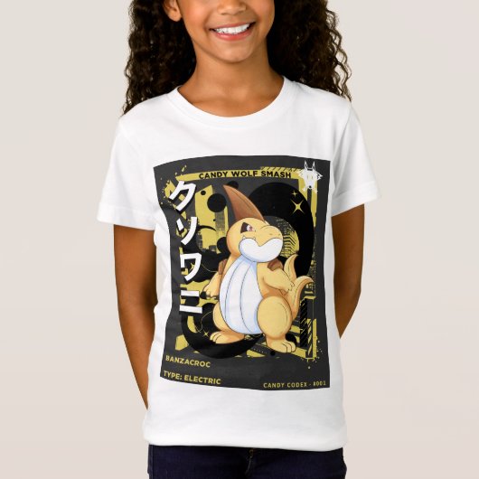 Candy Wolf Smash | バンザクロ Tシャツ (正面)