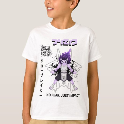 Candy Wolf Smash | TEO Tシャツ (正面)