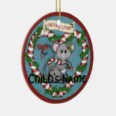 CandyCaneのマウス セラミックオーナメント (右)