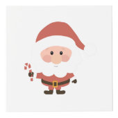 candycaneの漫画を持つサンタクロース フォトキューブ (右)