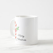 Candycane With Holly コーヒーマグカップ (正面左)