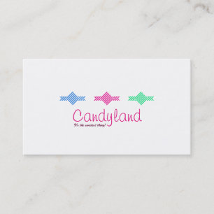 Candylandキャンデーのカスタムな名刺 名刺