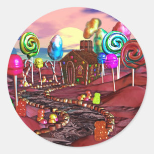 Candyland ラウンドシール