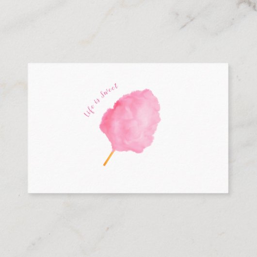 Candyland 名刺 (裏面)