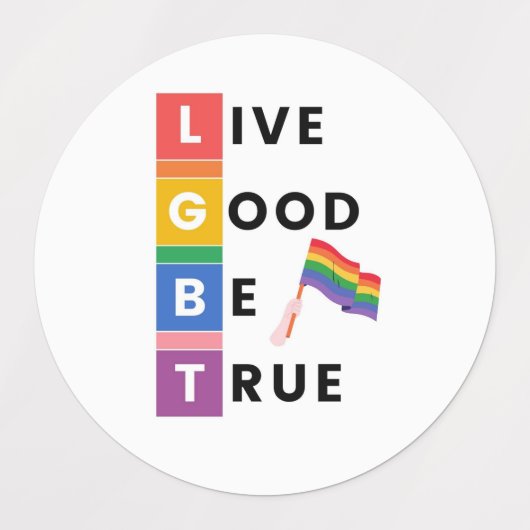 CandyOwl LGBTスタンプ ラベル (デザイン2)