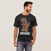 Candysaurus Tyrannosaurus Rex Dinosaur Halloween C Tシャツ (正面フル)