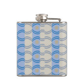 Candystripeの標準的な青タン フラスク (裏面)