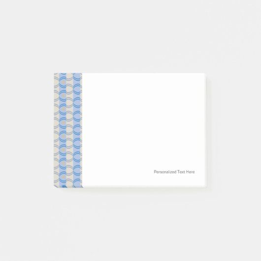 Candystripeの標準的な青タン ポストイット (正面)