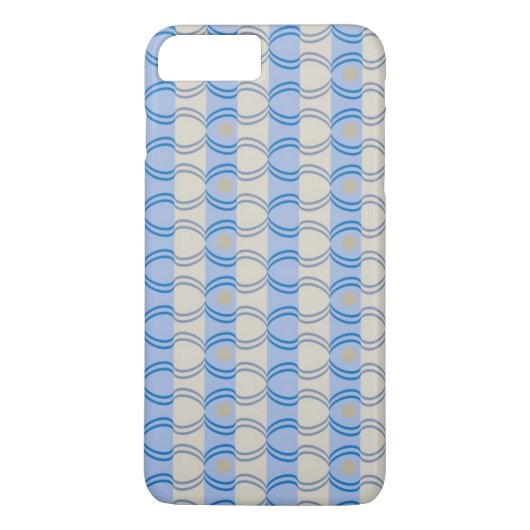Candystripeの標準的な青タン Case-Mate iPhoneケース (裏面)
