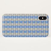 Candystripeの標準的な青タン Case-Mate iPhoneケース (裏面(横))