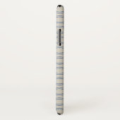 Candystripeの標準的な青タン Case-Mate iPhoneケース (裏面/右)