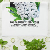 Candytuftシードパケットラベル キッチンタオル (折り畳み)