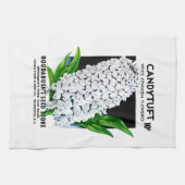 Candytuftシードパケットラベル キッチンタオル (横)