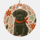 Cane Corso Christmas セラミックオーナメント (裏面)