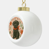 Cane Corso Christmas セラミックボールオーナメント (右)