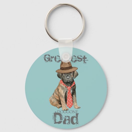 Cane Corso Dad Keychain キーホルダー (正面)