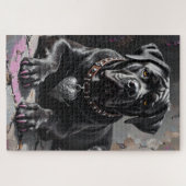 Cane Corso Devoted Guardian Heart Charm Valentine ジグソーパズル (横)