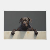 Cane Corso Dog Doormat Art ドアマット (正面)