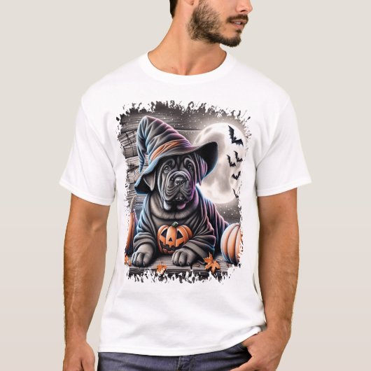 Cane Corso Dog Halloween Tシャツ (正面)