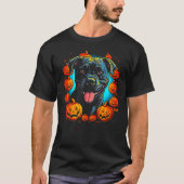 Cane Corso Dog Pumpkin Halloween Tシャツ (正面)