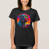 Cane Corso Dog Sunset Tシャツ (正面)