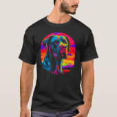 Cane Corso Dog Sunset Tシャツ (正面)