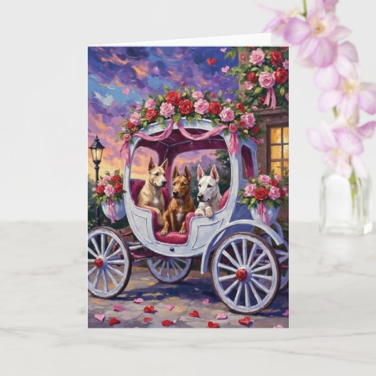 cane corso Dog Valentine's Day カード (蘭)