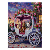 cane corso Dog Valentine's Day ポスター (正面)