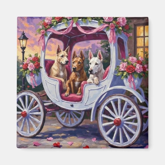 cane corso Dog Valentine's Day マグネット (正面)