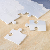 Cane Corso Grand Door Evergreen Christmas Art ジグソーパズル (側面)