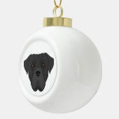 Cane Corso, Italian mastiff Christmas Ornament セラミックボールオーナメント (右)